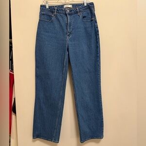 Abercrombie & Fitch 90s Relaxed High Rise Jean - Curve Love